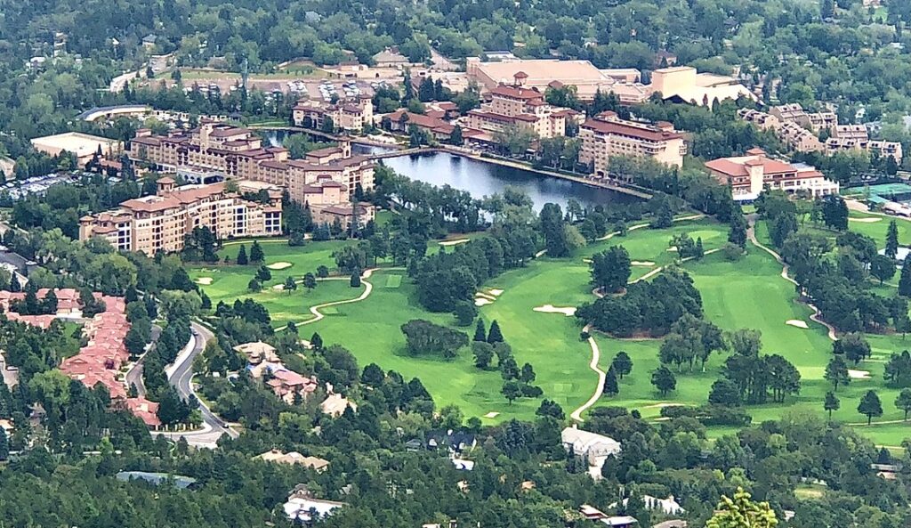 Broadmoor from birds eye view