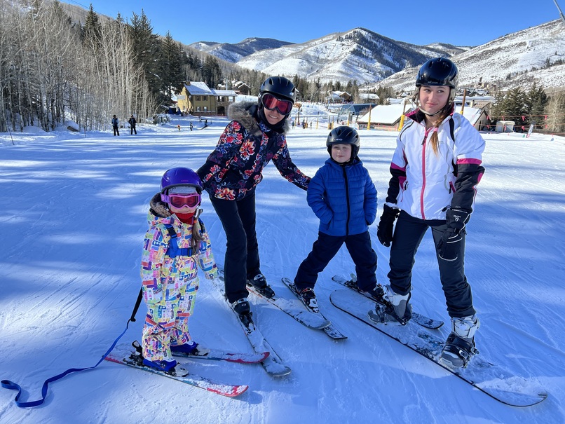 Vail kids skiing