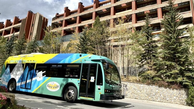 free bus to Beaver Run Resort Breckenridge