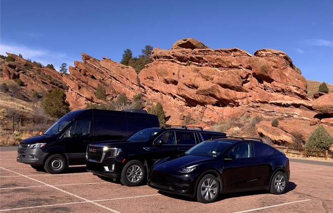 Red rocks group shuttle transportation